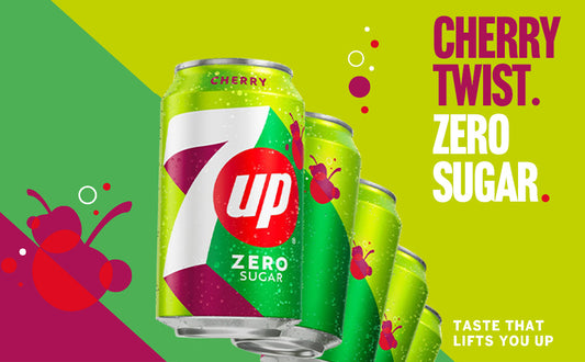 7UP Cherry Zero Sugar 330ml – Imported Soft Drink